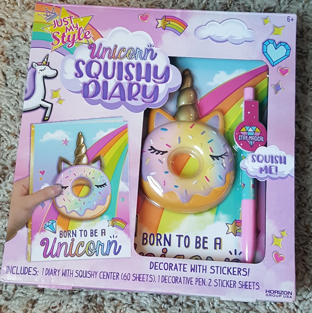 Unicorn squishy diary